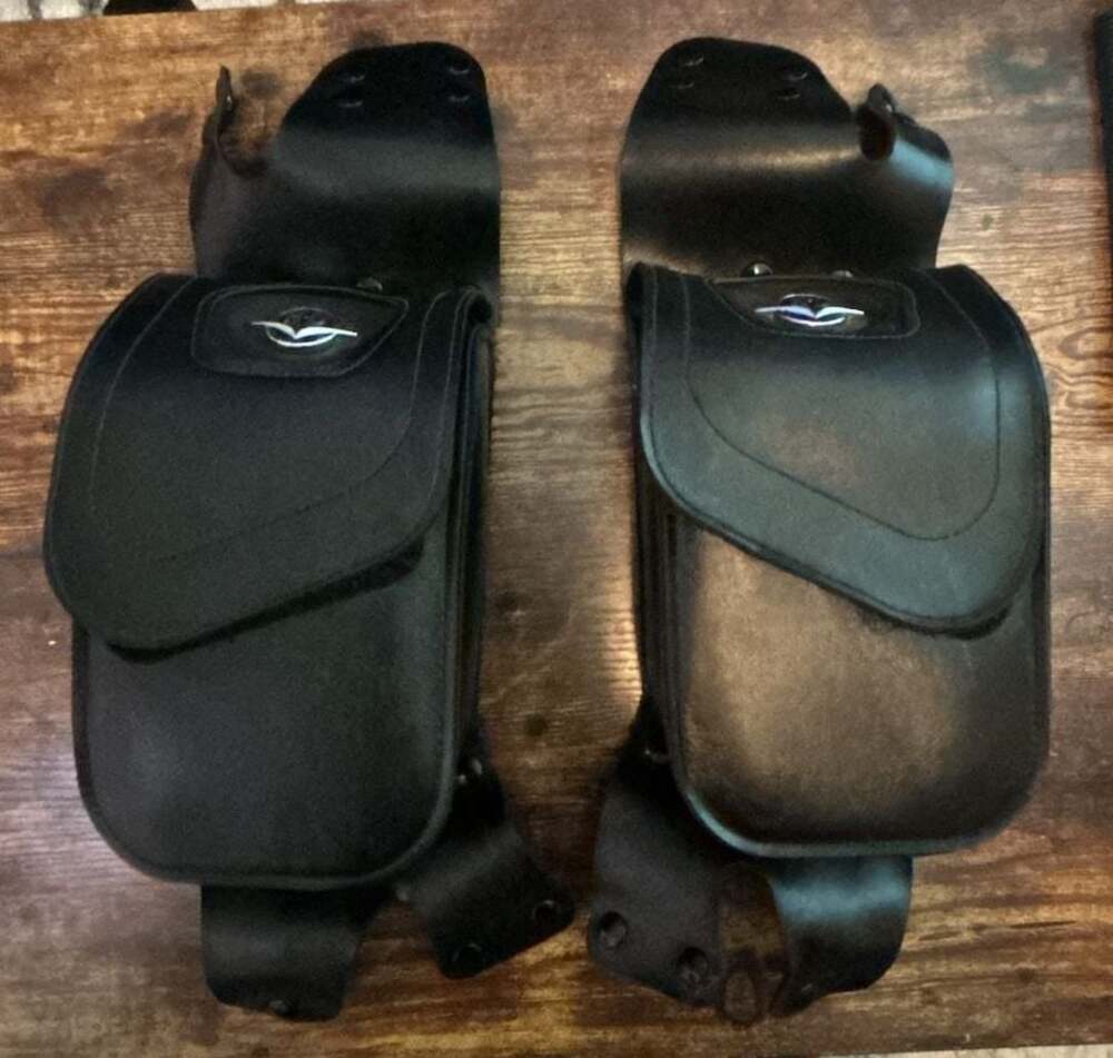 Harley-Davidson Motorcycle Leather Crash Bar Bags